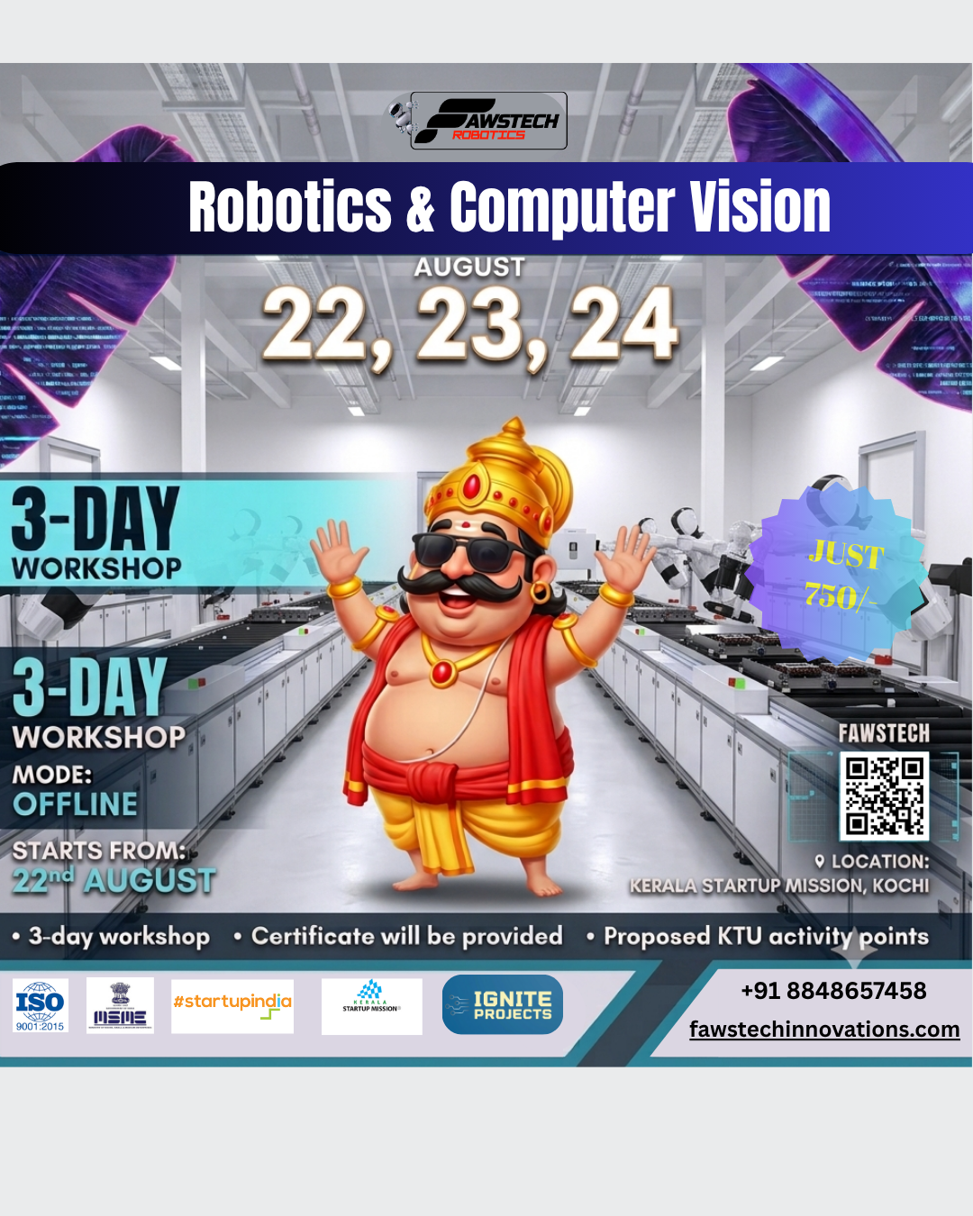 3-Day Hands-on Robotics & Computer Vision Workshop